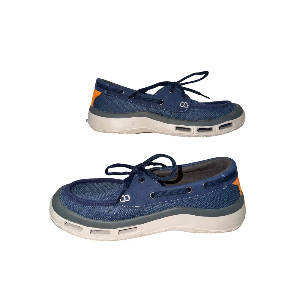 SoftScience Fin 3.0 Boat Fishing Shoes Blue Men 10 Women 12 Water Shoes